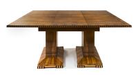 A Continental Art Deco Rosewood Dining Table Height 29 x width 61 inches — FIRST HALF 20TH CENTURY