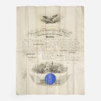 [Presidential] [Bunce, Francis M.] Cleveland, Grover Signed Military Commission
