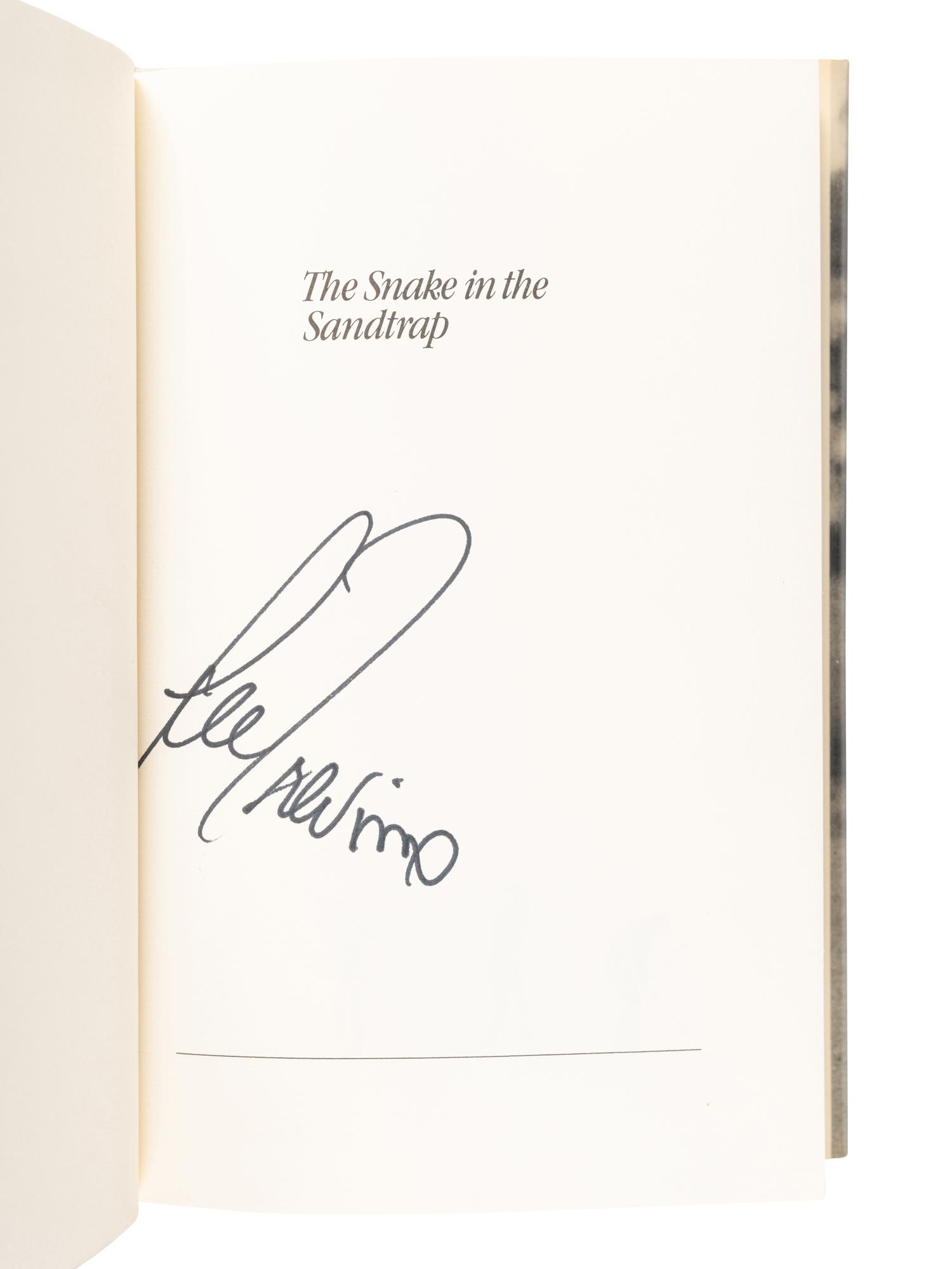 A Group of Seven Books on Golf Signed by Arnold Palmer, Sam Snead, Lee Trevino and Tom Watson