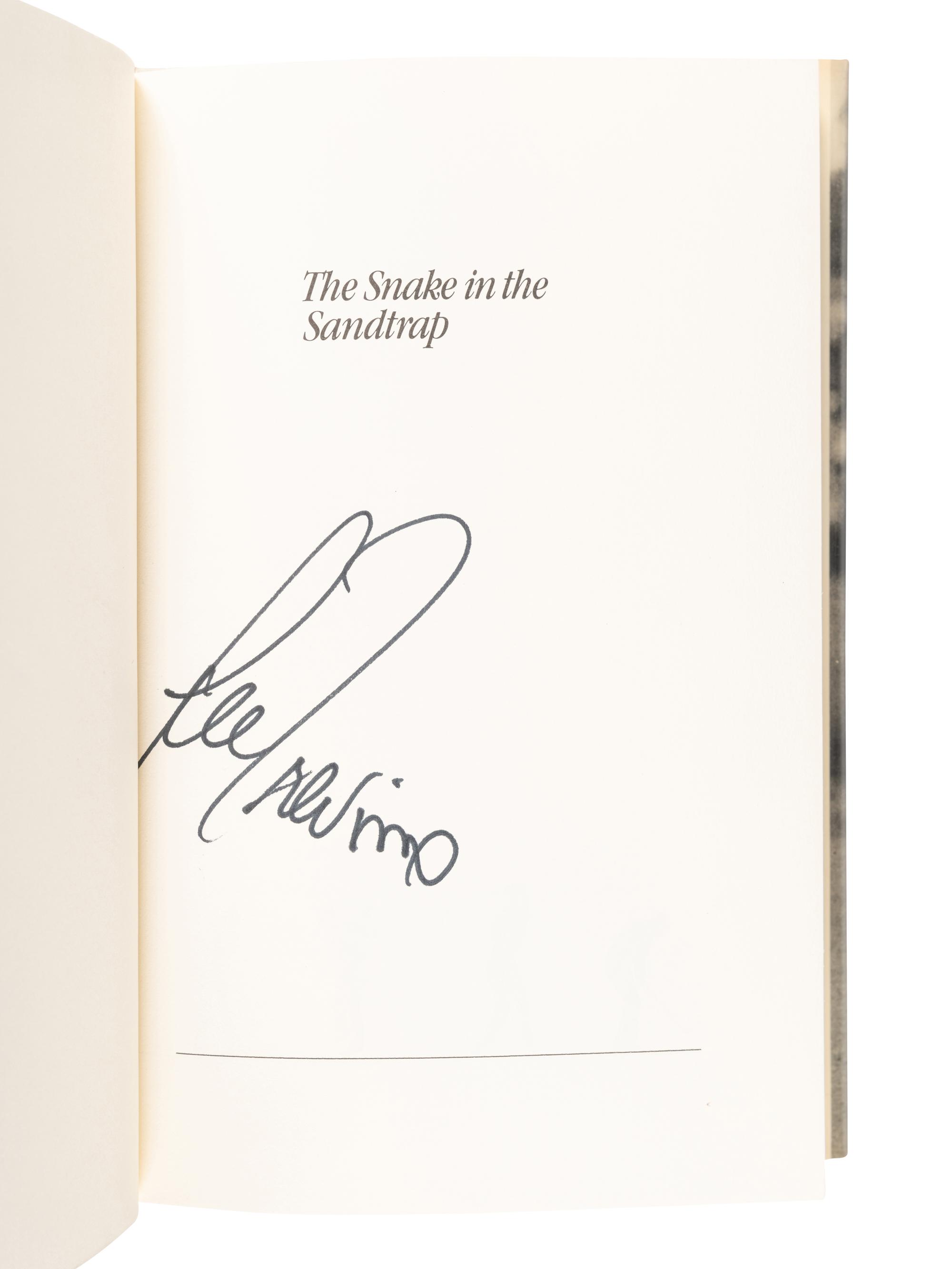 A Group of Seven Books on Golf Signed by Arnold Palmer, Sam Snead, Lee Trevino and Tom Watson