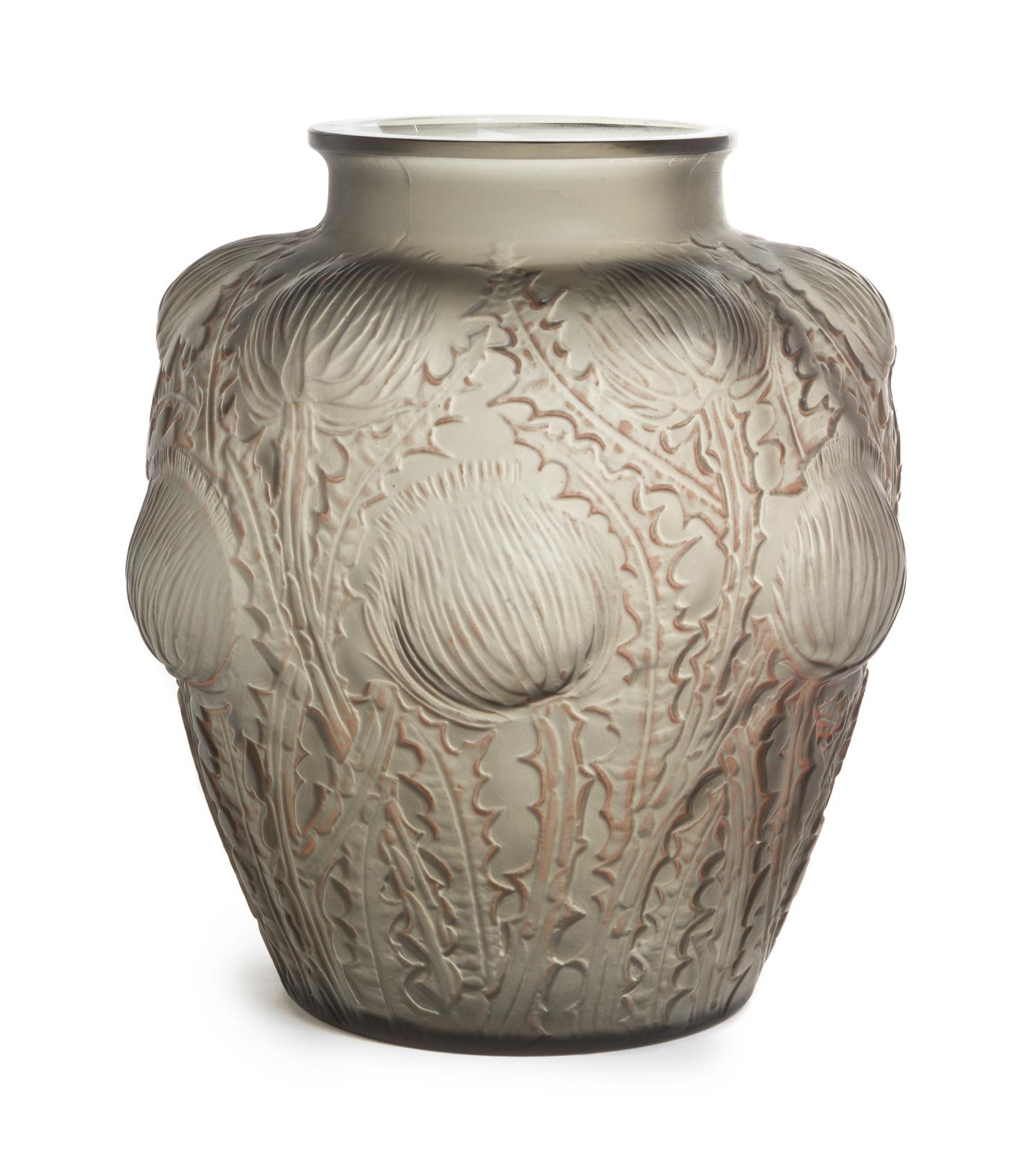 Rene Lalique, (French, 1860-1945), Domremy vase, model no. 979, c. 1926