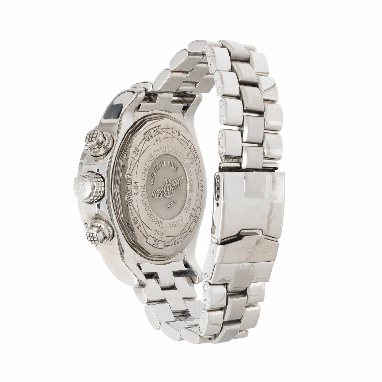 Breitling, Ref. A13370, Stainless Steel 'Super Avenger' Chronograph Watch with Date