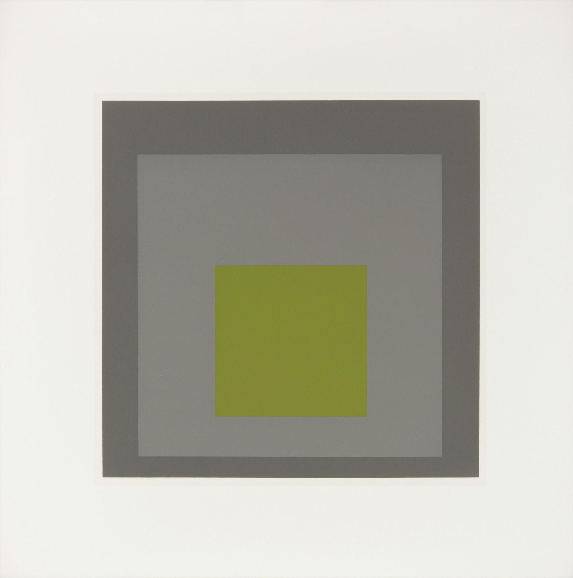Josef Albers (American/German, 1888-1976) — Homage to the Square: Ten Works by Josef Albers, 1962