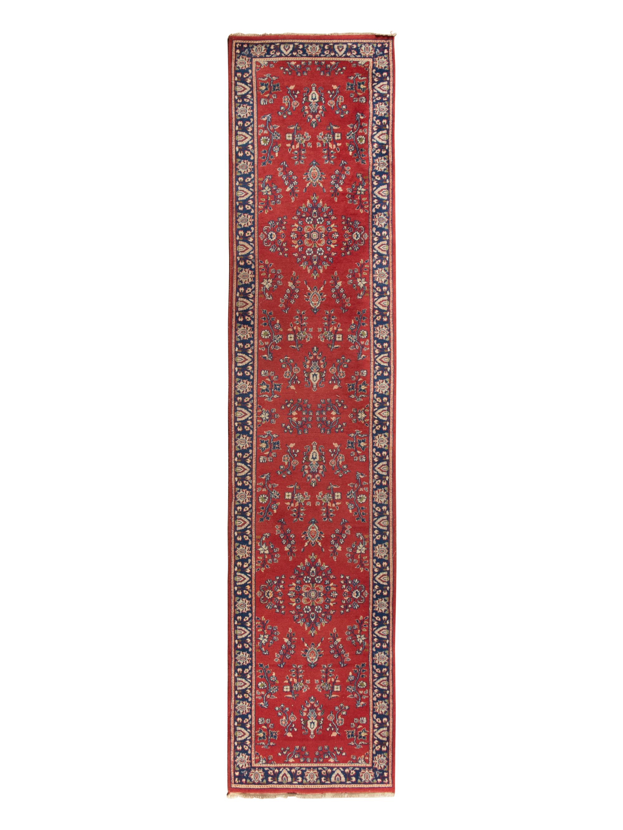 A Kashan Wool Runner