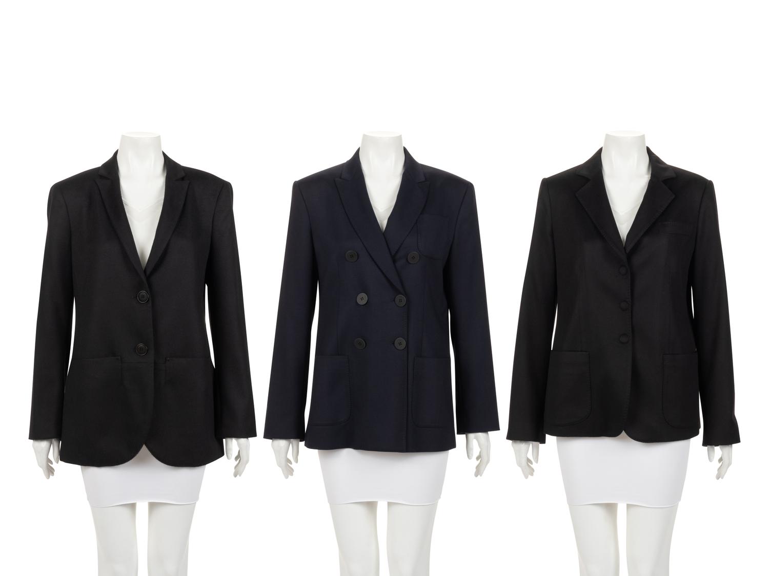 Five Giorgio Armani Blazers