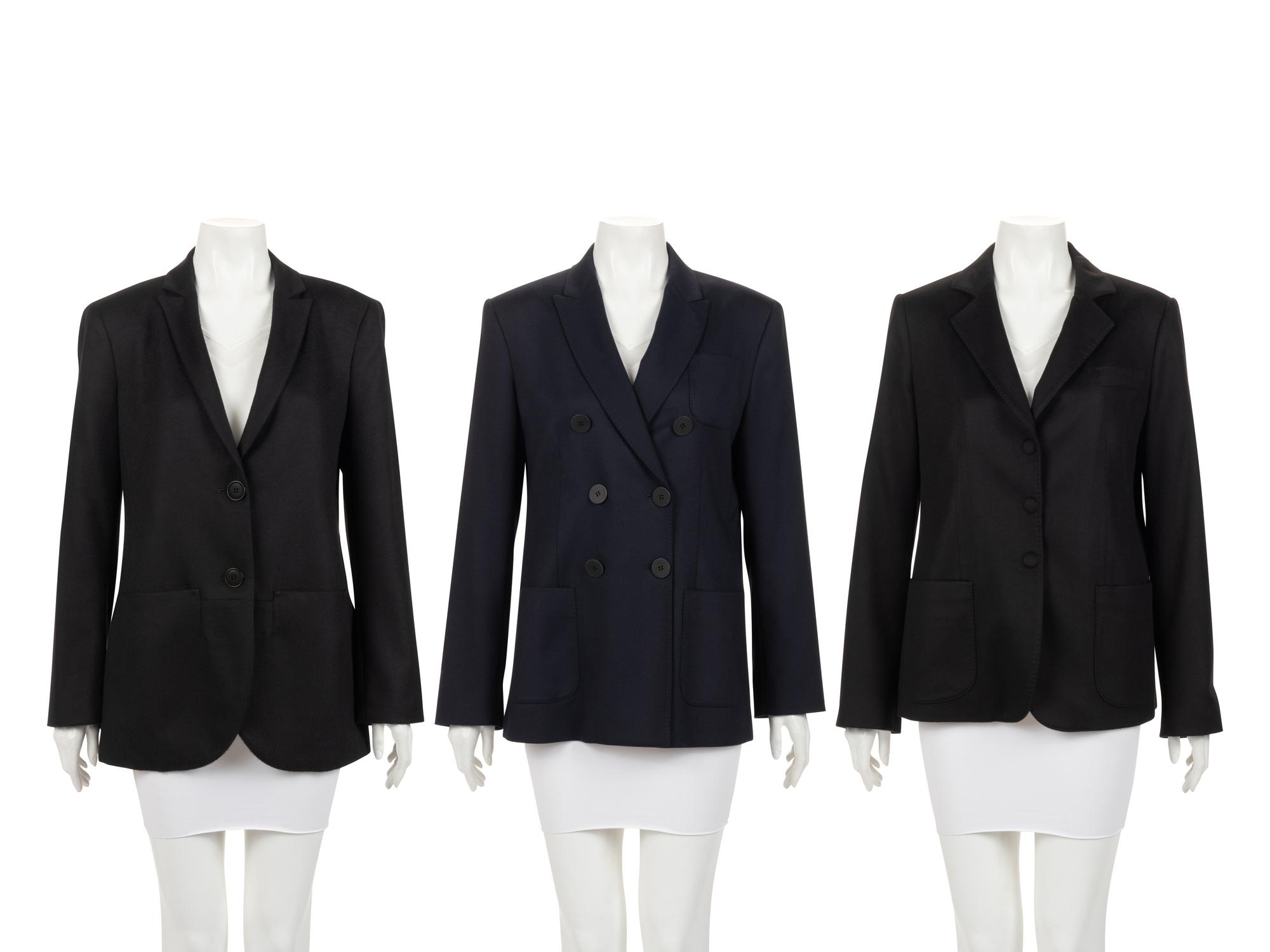 Five Giorgio Armani Blazers