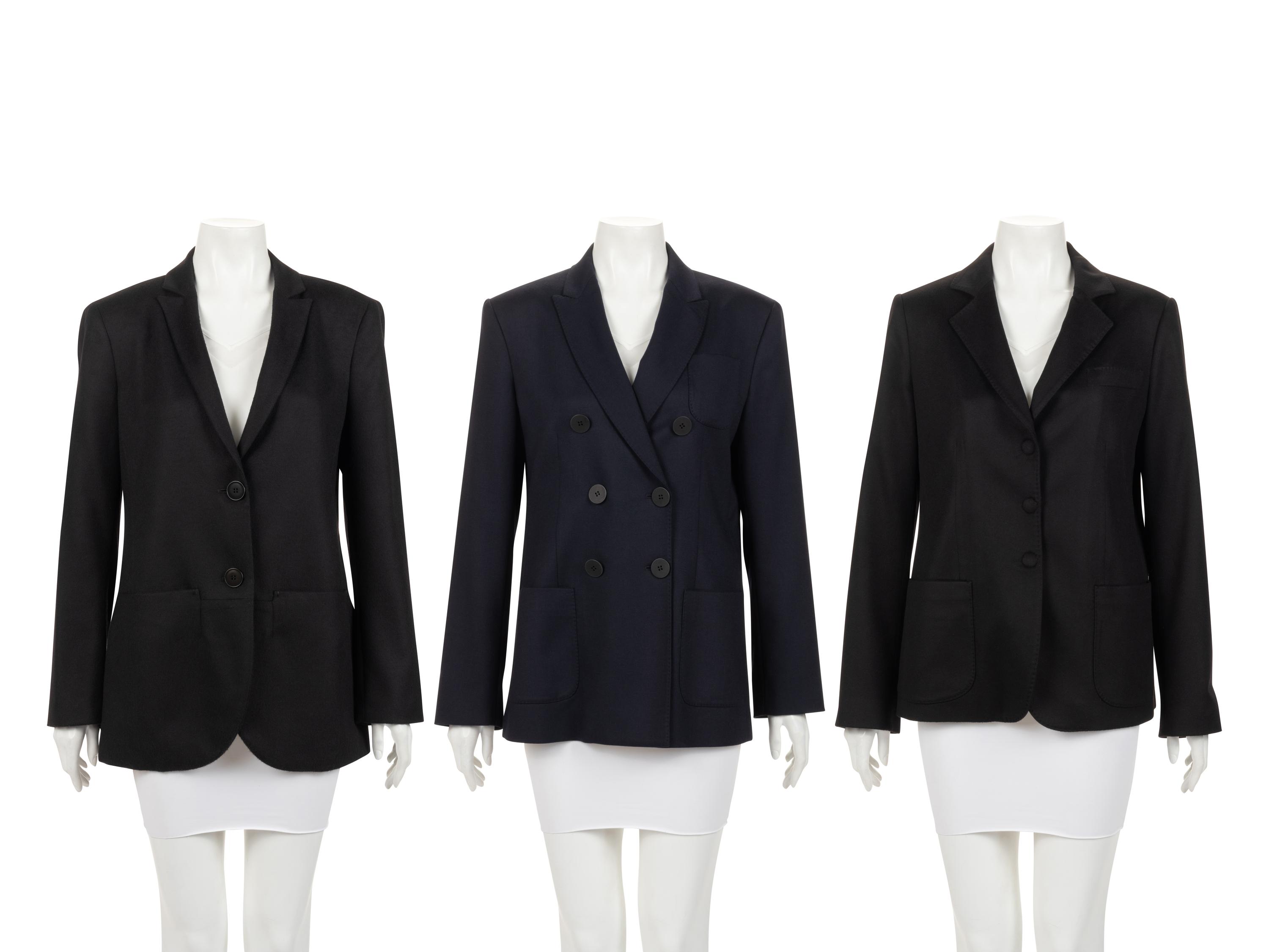 Five Giorgio Armani Blazers