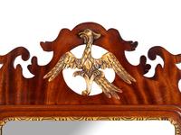 A George III Style Parcel Gilt Mahogany Mirror