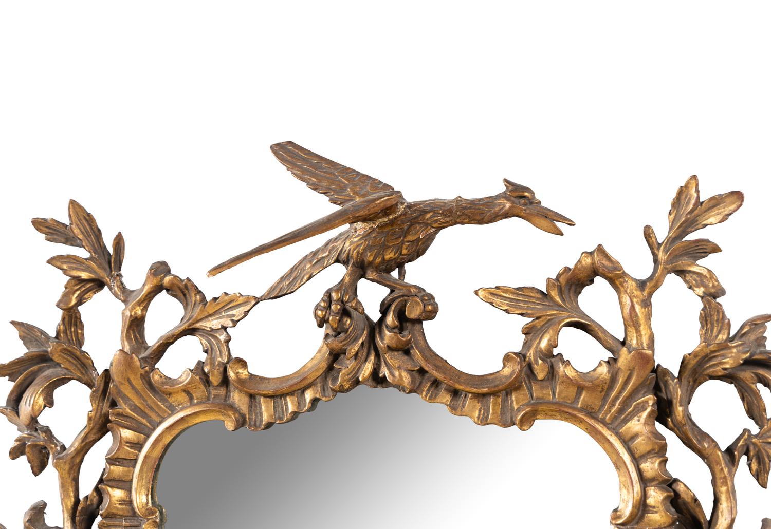 A George II Style Giltwood Mirror