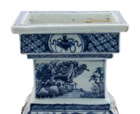 A Chinese Blue and White Porcelain Incense Burner