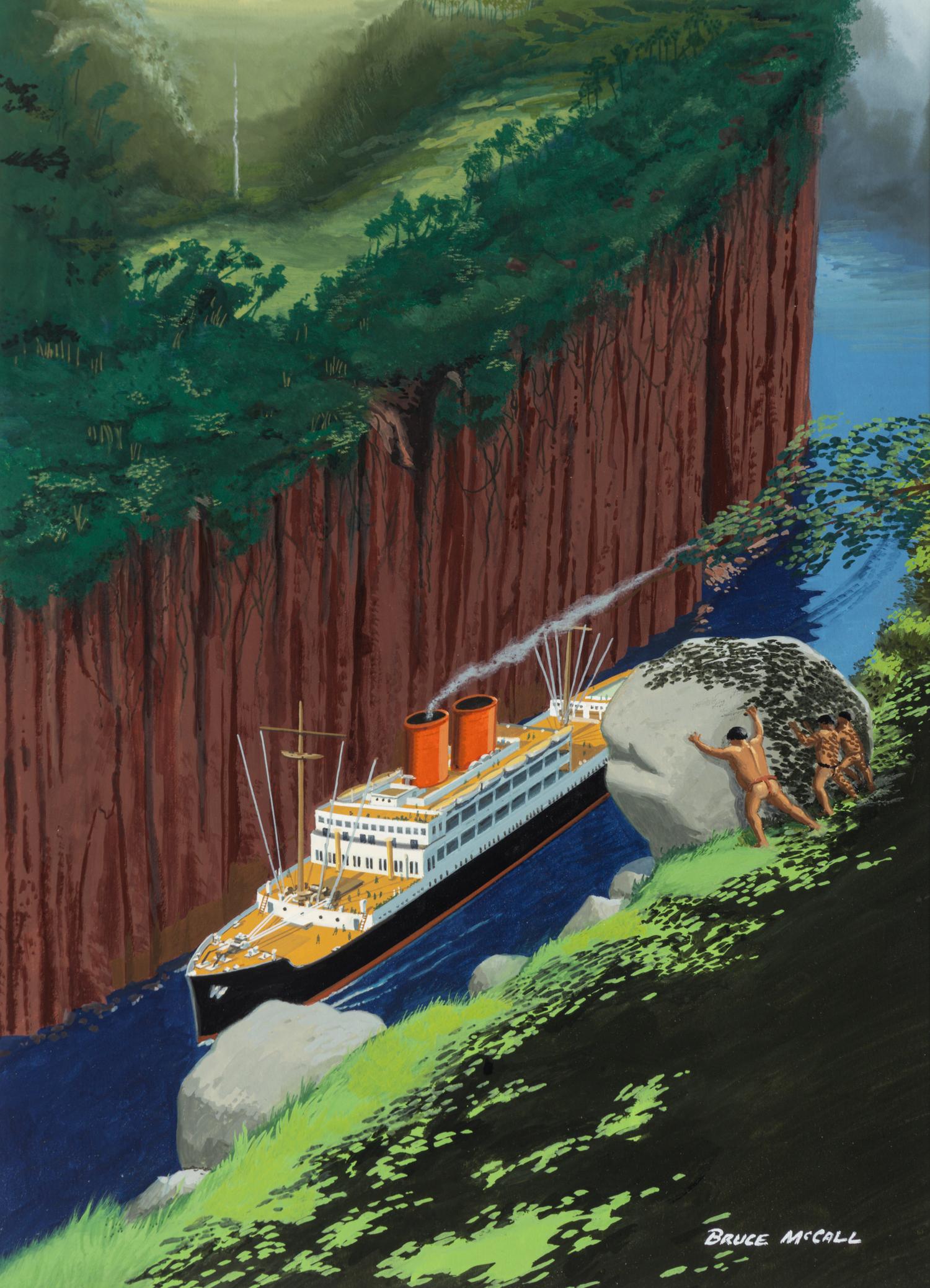Expect Long Delays and Amazon Steamship Tour (two works), 1997