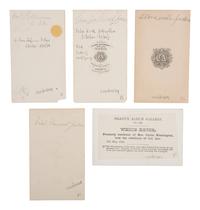 [CIVIL WAR - THE CONFEDERACY]. A group of 10 CDVs, incl. CSA Generals JACKSON, ZOLLICOFFER, CLINGMAN, PILLOW, HILL, and BEAUREGARD.