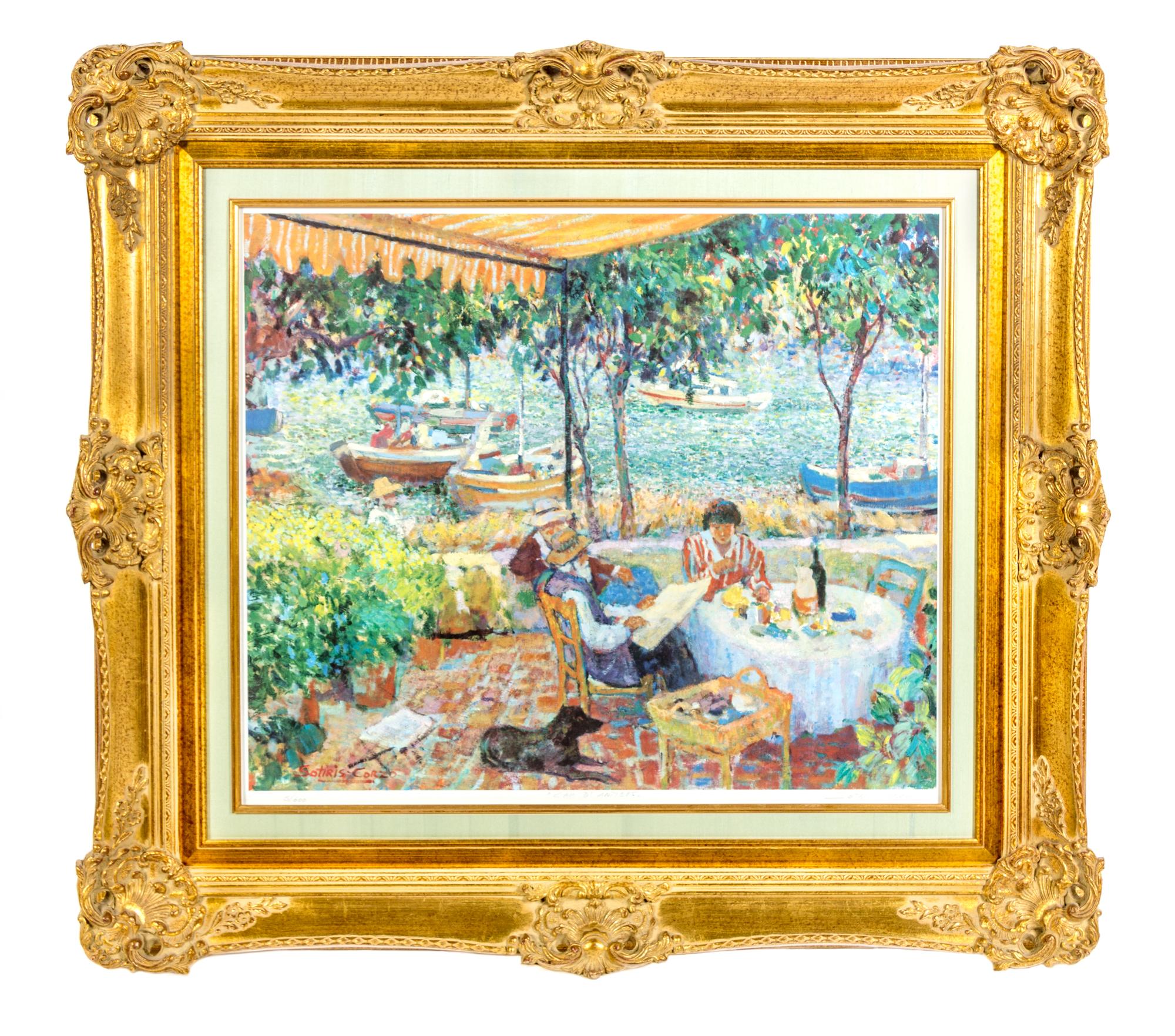 Sotiris Corzo, (American/Scottish, 20th Century), Cap d'Antibes
