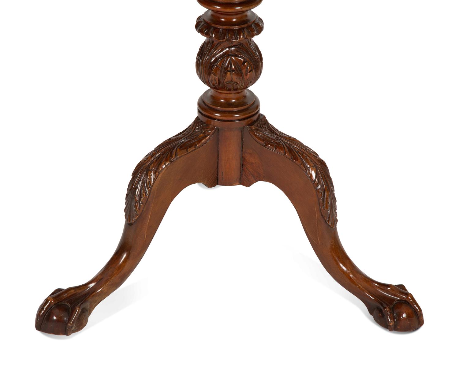 A George II Style Mahogany Tilt-Top Table