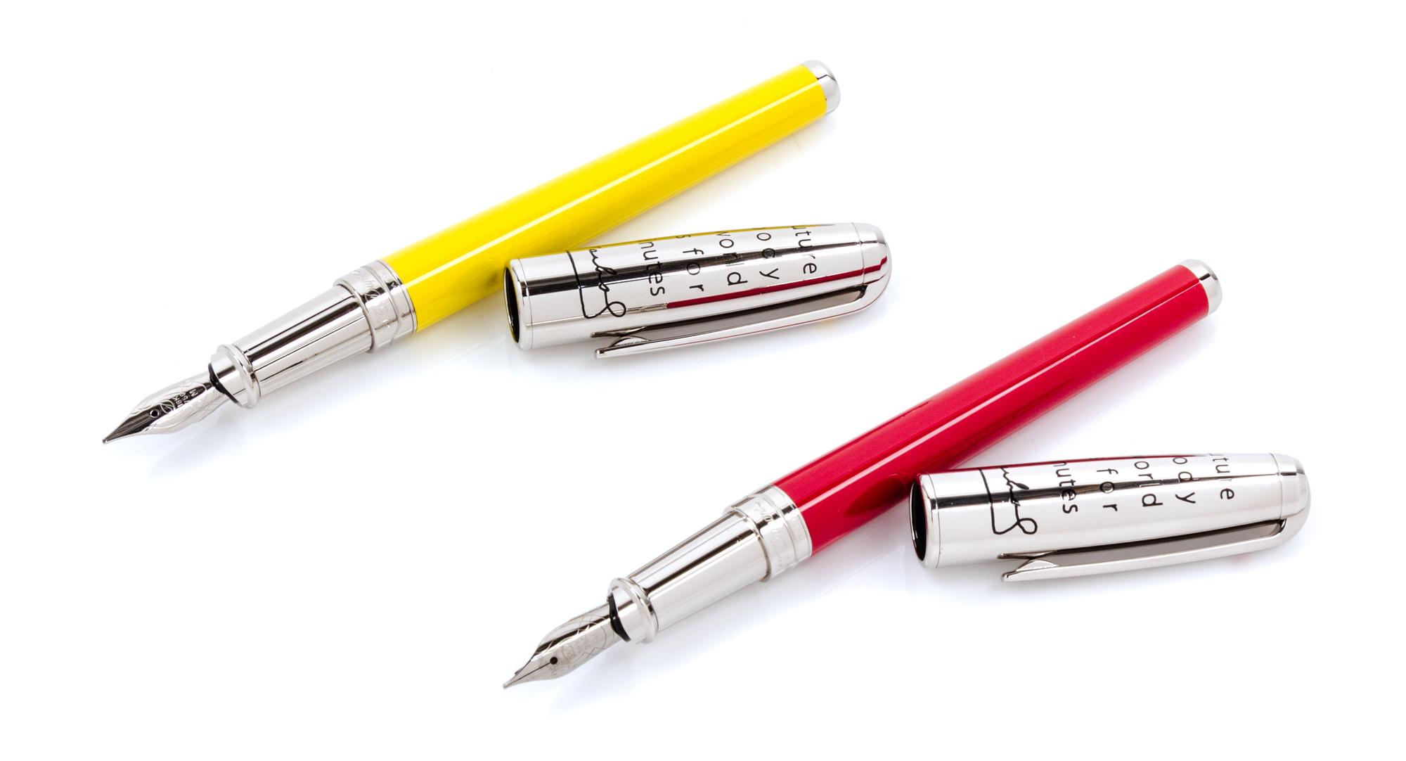 A Set of Two S.T. Dupont Andy Warhol Limited Edition Fountain Pens
