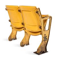 A Pair of Original Soldier Field Chicago Bears Stadium Seats