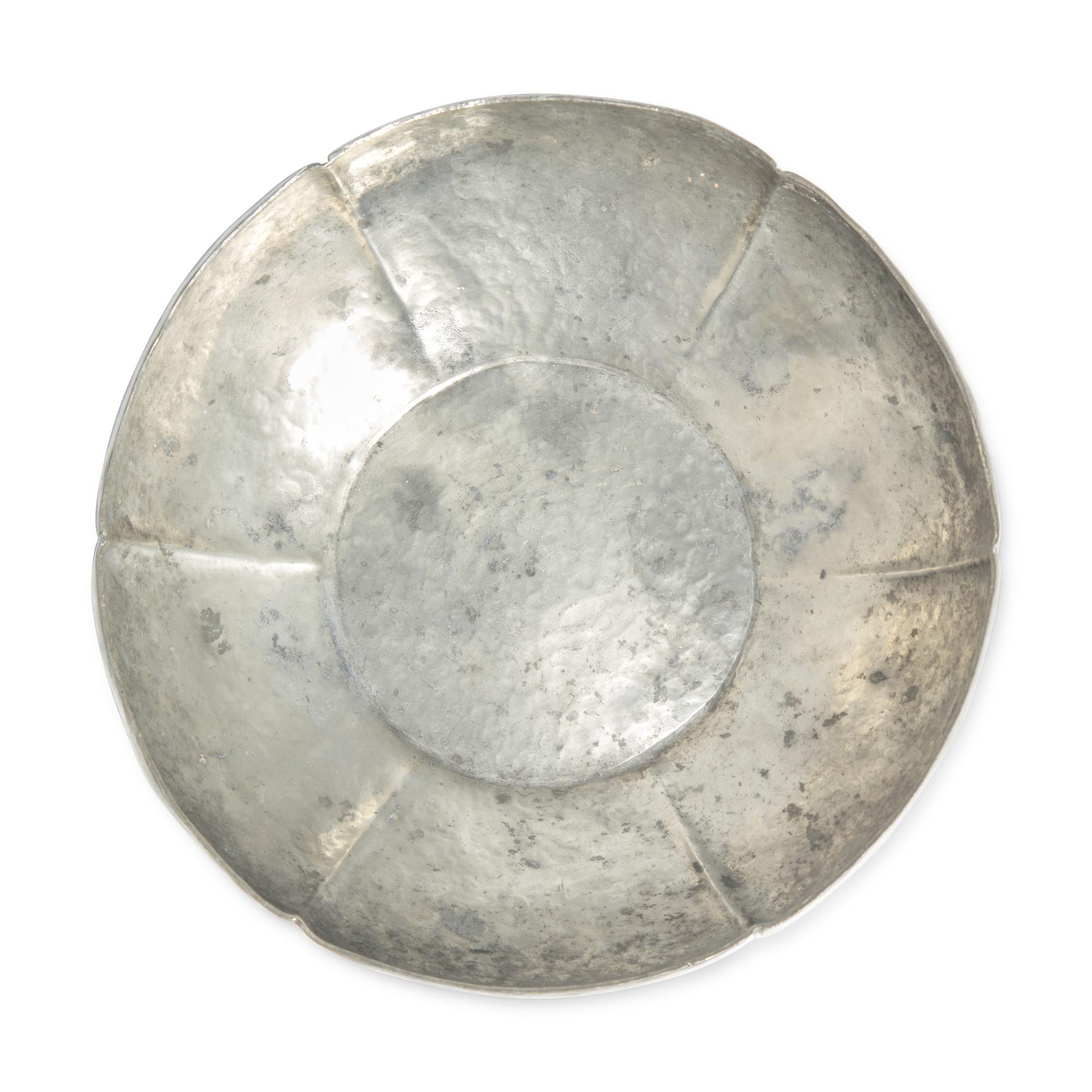 An Arts and Crafts Hammered Pewter Bowl
