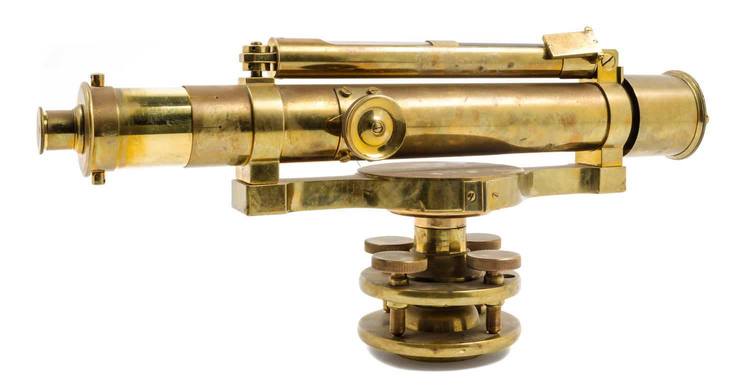 An English Brass Surveyor's Level Length 15 1/4 inches. — J. & W.E. ARCHBUTT, LONDON, LATE 19TH CENTURY