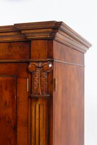 A Bench-Made George III Style Linen Press by Trosby Furniture