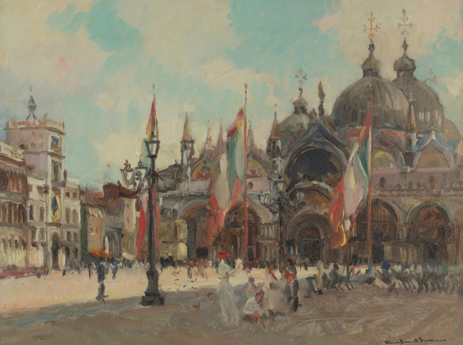 A View of Piazza San Marco, Venice , 1913