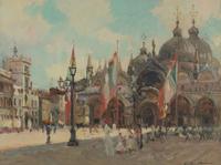 A View of Piazza San Marco, Venice , 1913