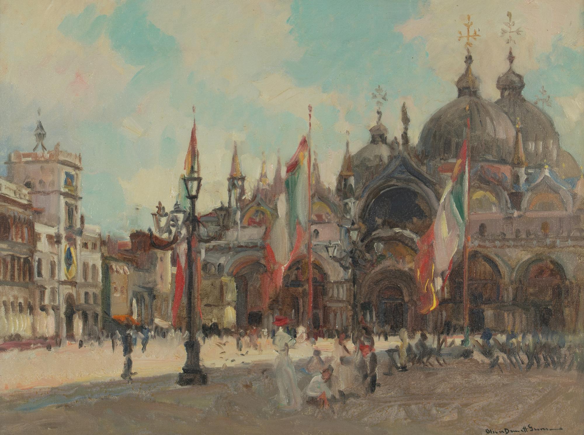 A View of Piazza San Marco, Venice , 1913