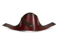 A French Tole Peint Model of a Bicorne Hat