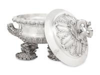 A Paul Storr Silver Sea-Themed Tureen and Cover