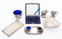A Collection of Silver and Silver-plate Articles Height of first 1 3/4 inches. — 20TH CENTURY