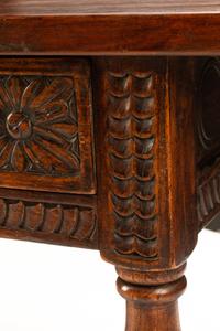 An Italian Baroque Style Walnut Table