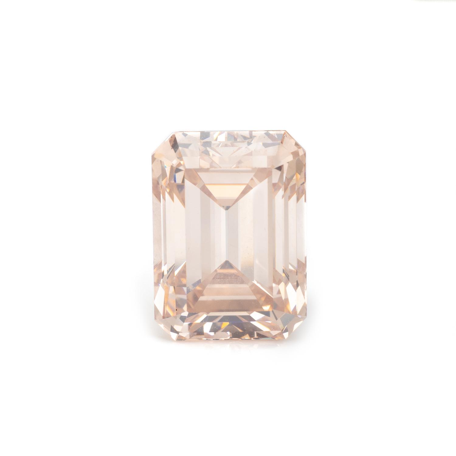 FANCY BROWNISH PINK DIAMOND RING