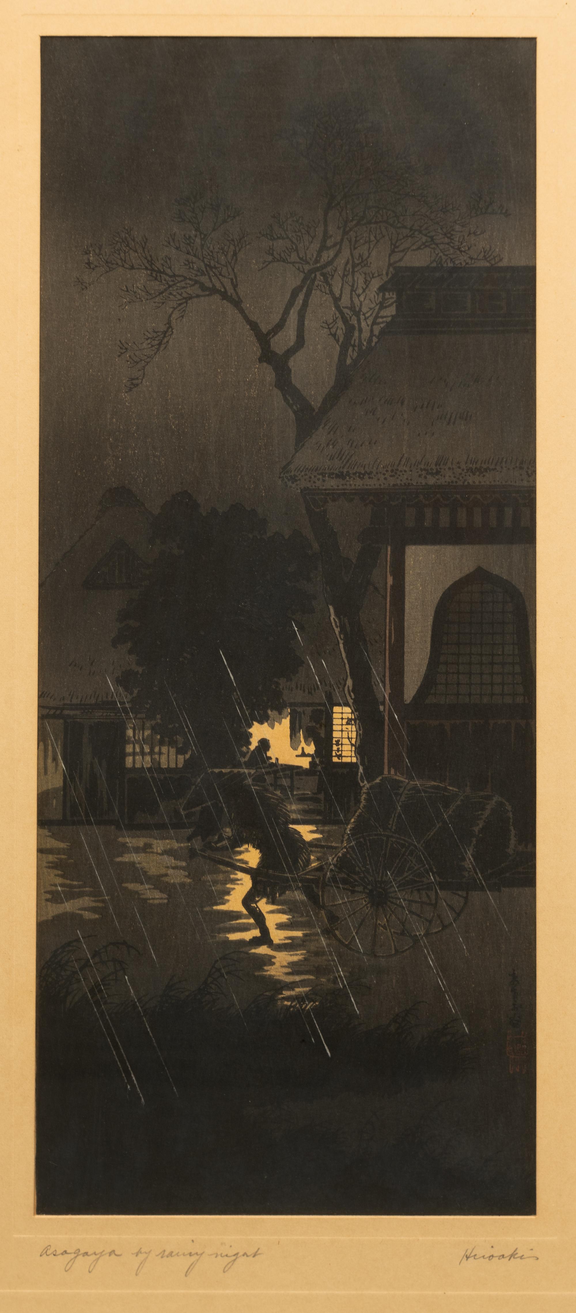 Eight Japanese Woodblock Prints