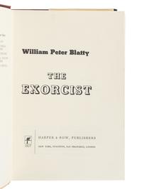 BLATTY, William Peter (1928-2017). The Exorcist. New York: Harper & Row, 1971.