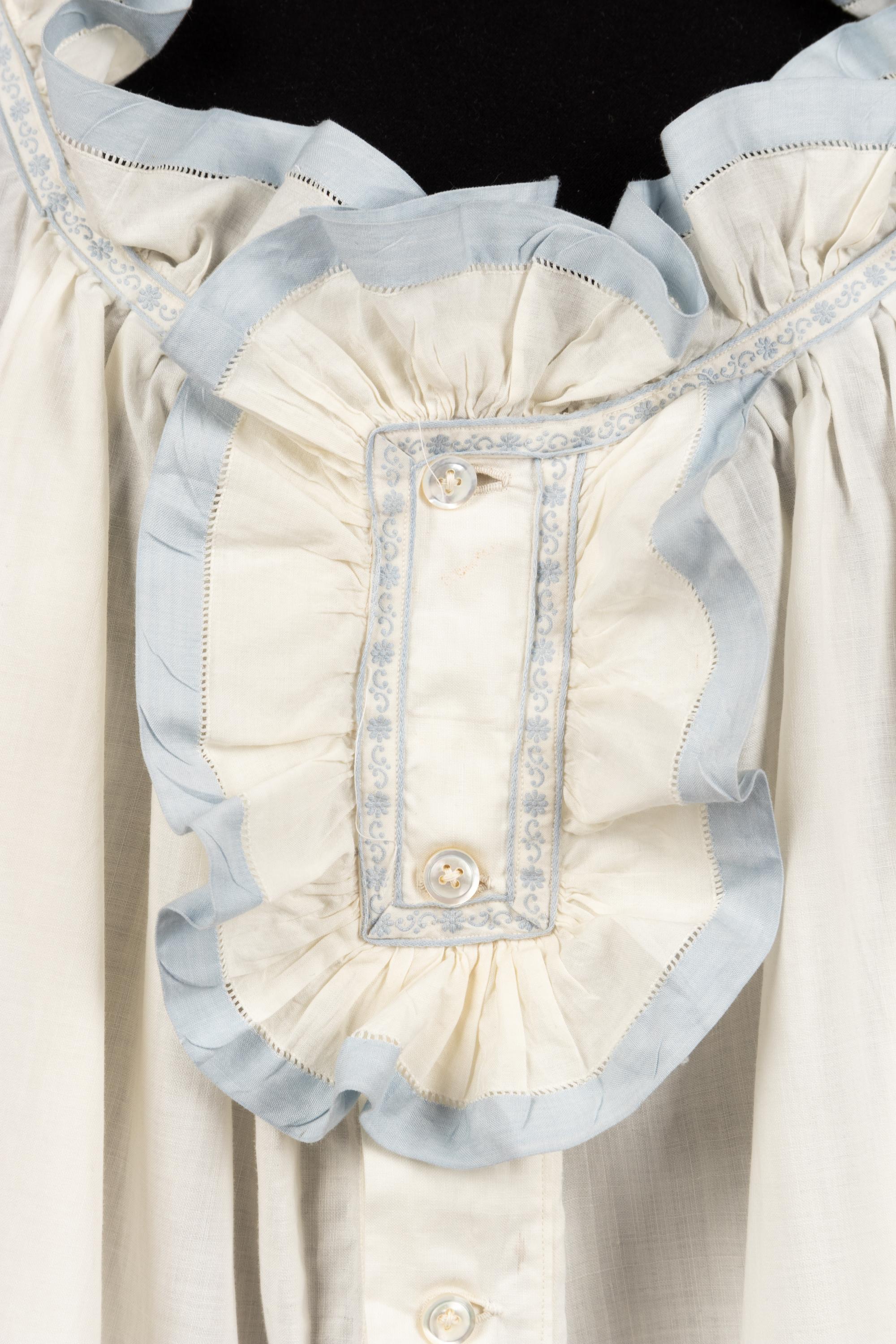 Six Edwardian Cotton Dresses: Three Day Dresses, Three Bed Jackets and Night Gowns, 1910s