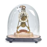 An English Brass Skeleton Clock