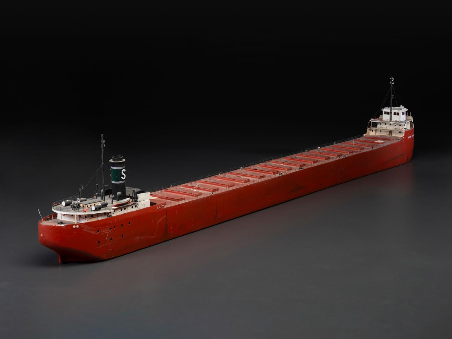 A Great Lakes Bulk Freighter Model, SS Henry Steinbrenner