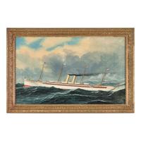 Antonio Jacobsen (American-Danish, 1850-1921) — Imperial Mail Steamer Kaiser Wilhelm II