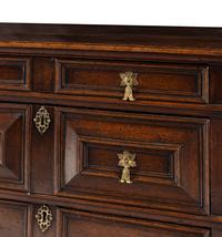 A William and Mary Oak Chest of Drawers