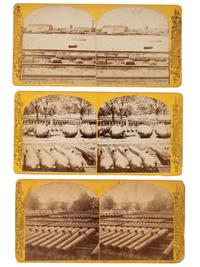 [CIVIL WAR]. A group of over 50 stereoviews, highlighted by images of the Grand Review, and the US Arsenal and Navy Yard, Washington, DC, incl. cannon.