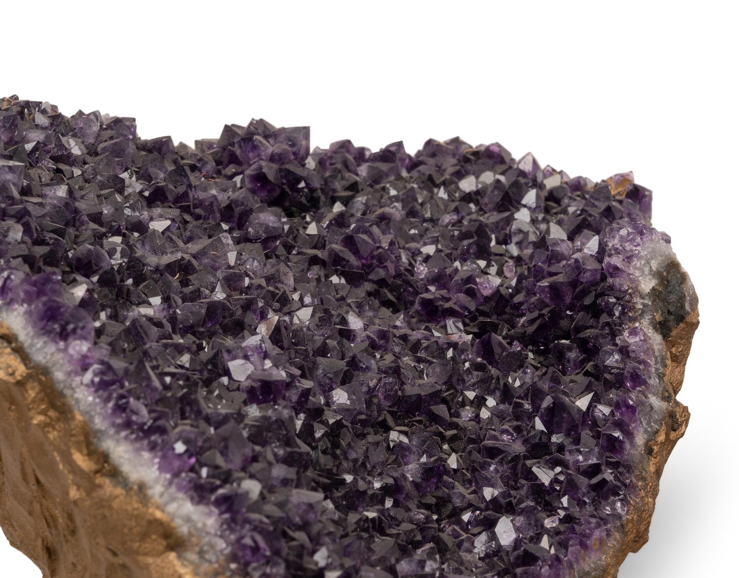 Three Amethyst Geode Specimens