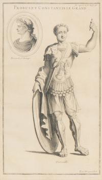 A Set of Six Copperplate Engravings Depicting Greek and Roman Soldiers
