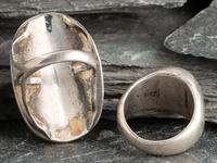 Pair of Navajo Silver and Turquoise Rings