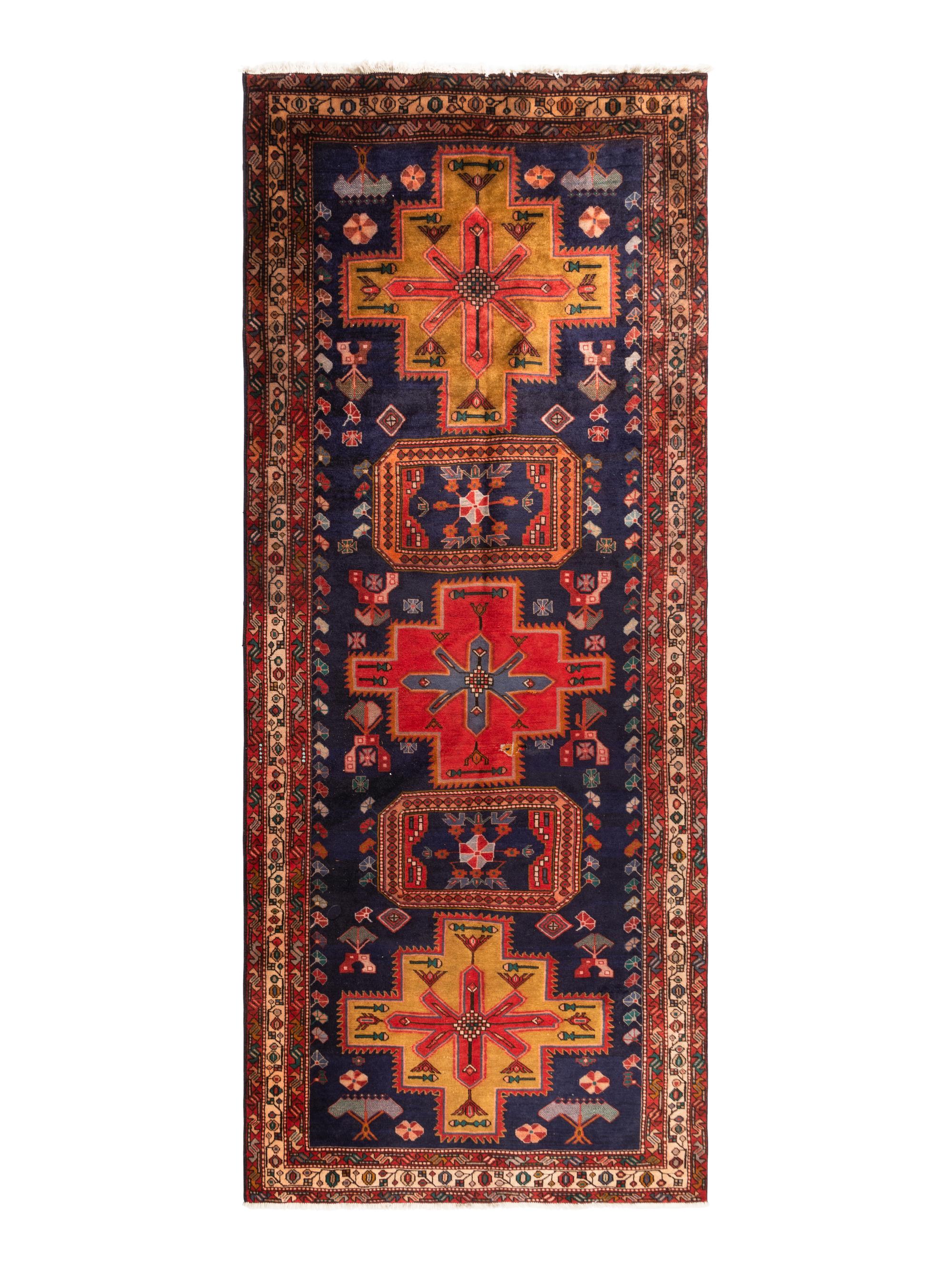 A Caucasian Style Wool Rug