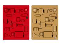 Pair of Large Uten Silo Wall Organizers Vitra, Germany