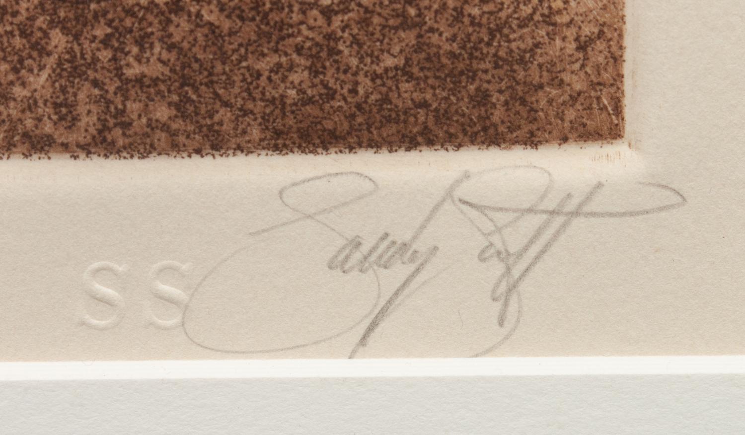 Two Copies, Dominique at Daybreak, editions 64/100 and 43/100; together with Brown Trout , edition 39/500, signed illegibly and Red Hen , edition 22/50, signed illegibly