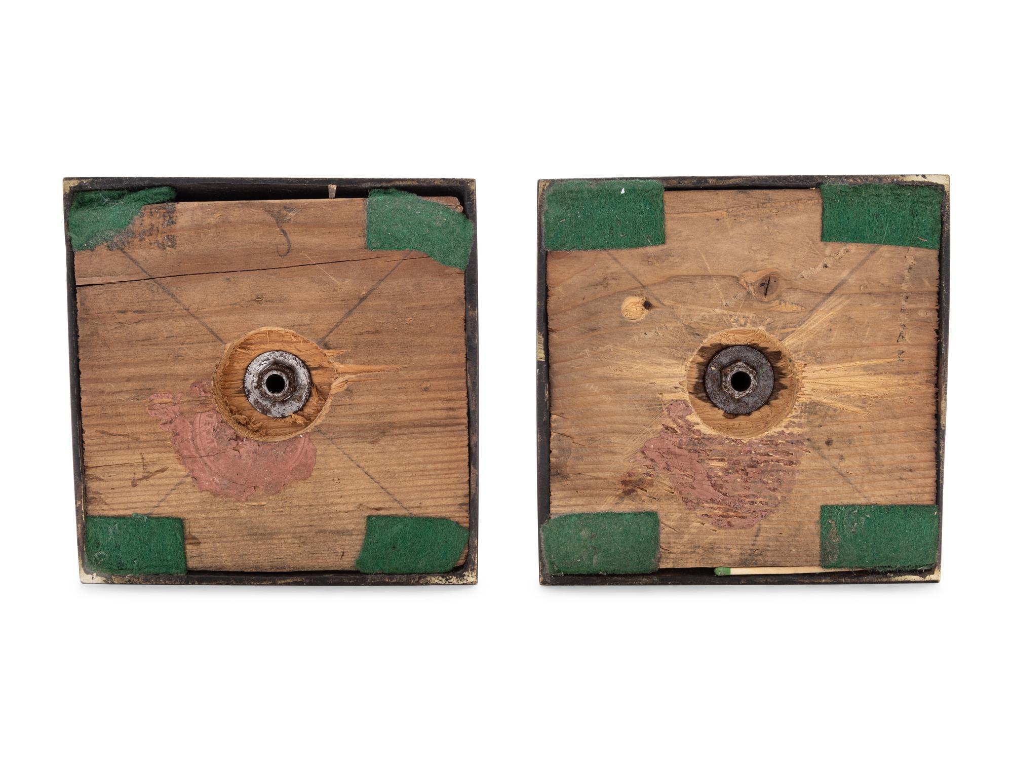 A Pair of Continental Gilt and Patinated Bronze Ewers
