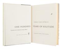 GARCÍA MÁRQUEZ, Gabriel (1927-2014). One Hundred Years of Solitude . Gregory Rabassa, translator. New York and Evanston: Harper & Row, 1970.