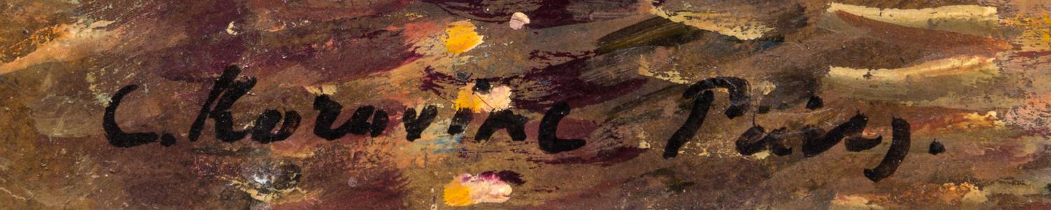 Konstantin Alexeievitch Korovin, (Russian, 1861–1939), Paris at Night