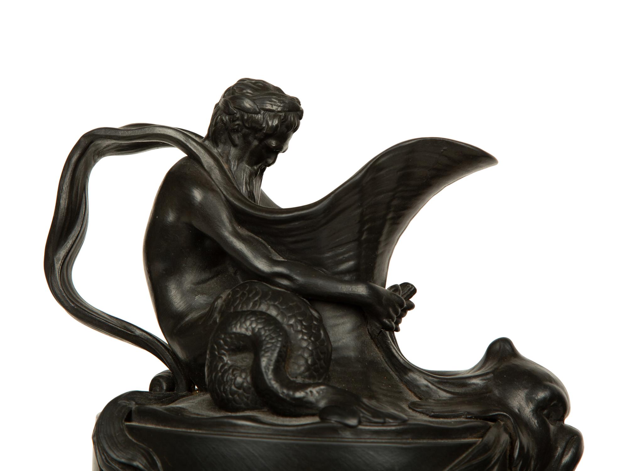 A Pair of Wedgwood Basalt Ewers — 19TH/20TH CENTURY