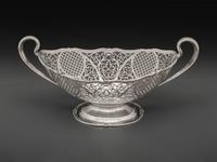 A Three-Handled American Silver Trophy Cup and Basket